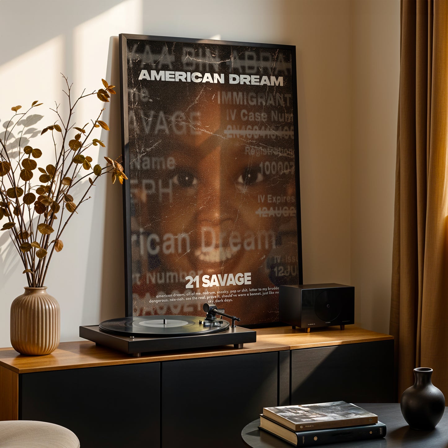 21 Savage 'American Dream' Poster