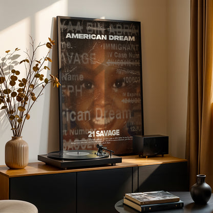 21 Savage 'American Dream' Poster