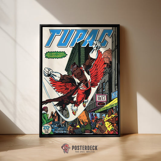 Tupac 'Comic' Poster