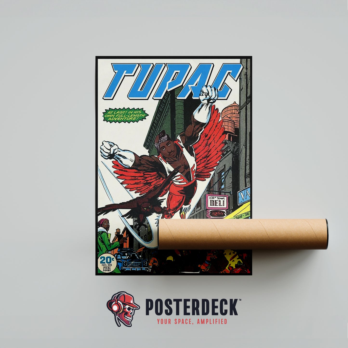 Tupac 'Comic' Poster