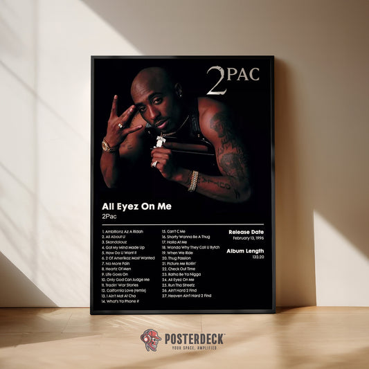 2Pac 'All Eyez On Me' Album Poster