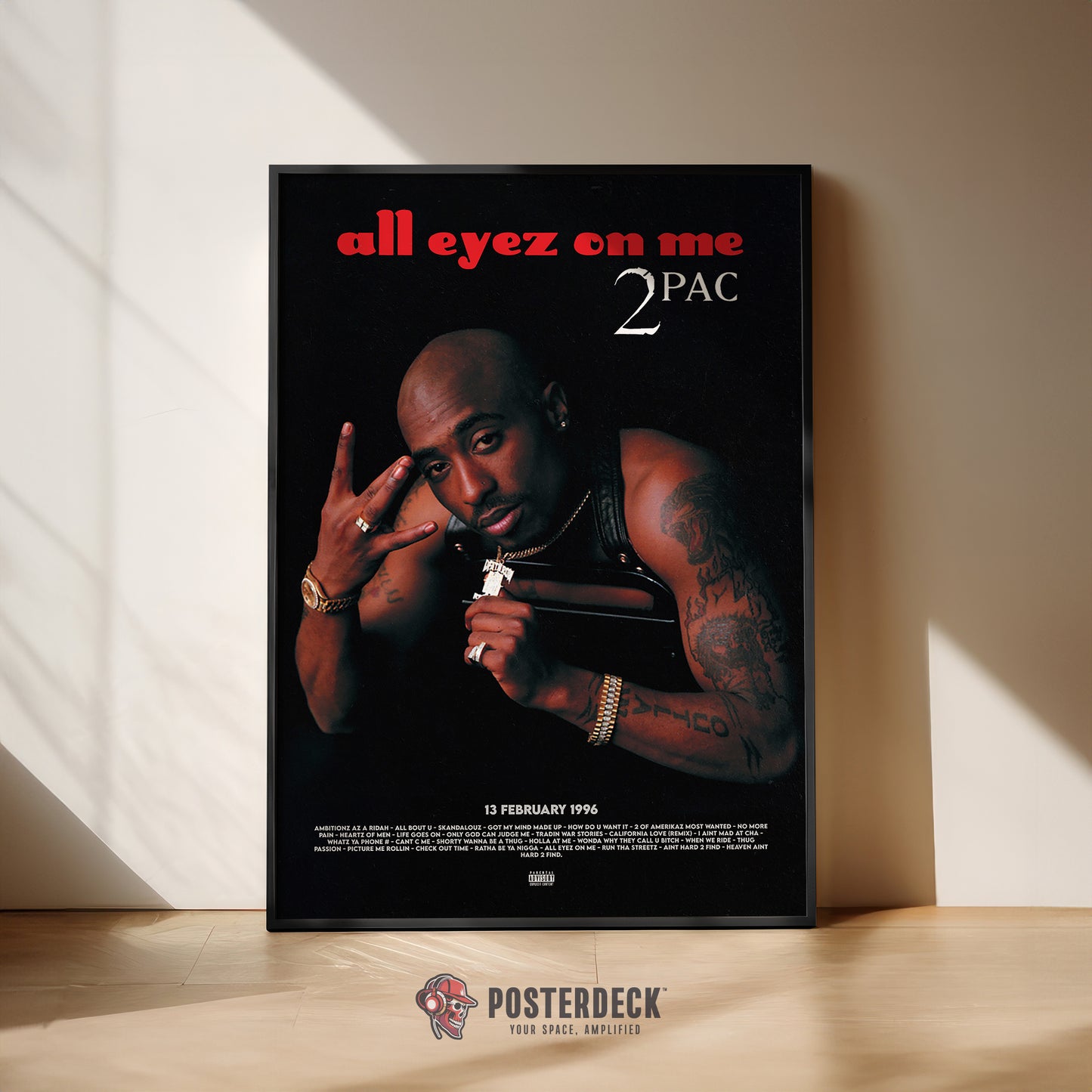 2Pac 'All Eyez On Me' Poster