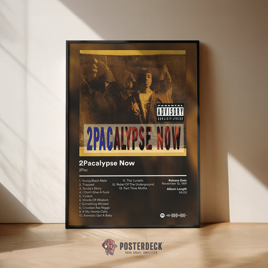 2Pac '2Pacalypse' Album Poster