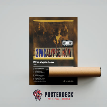 2Pac '2Pacalypse' Album Poster