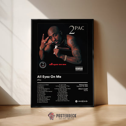2Pac 'All Eyez On Me' Album Poster