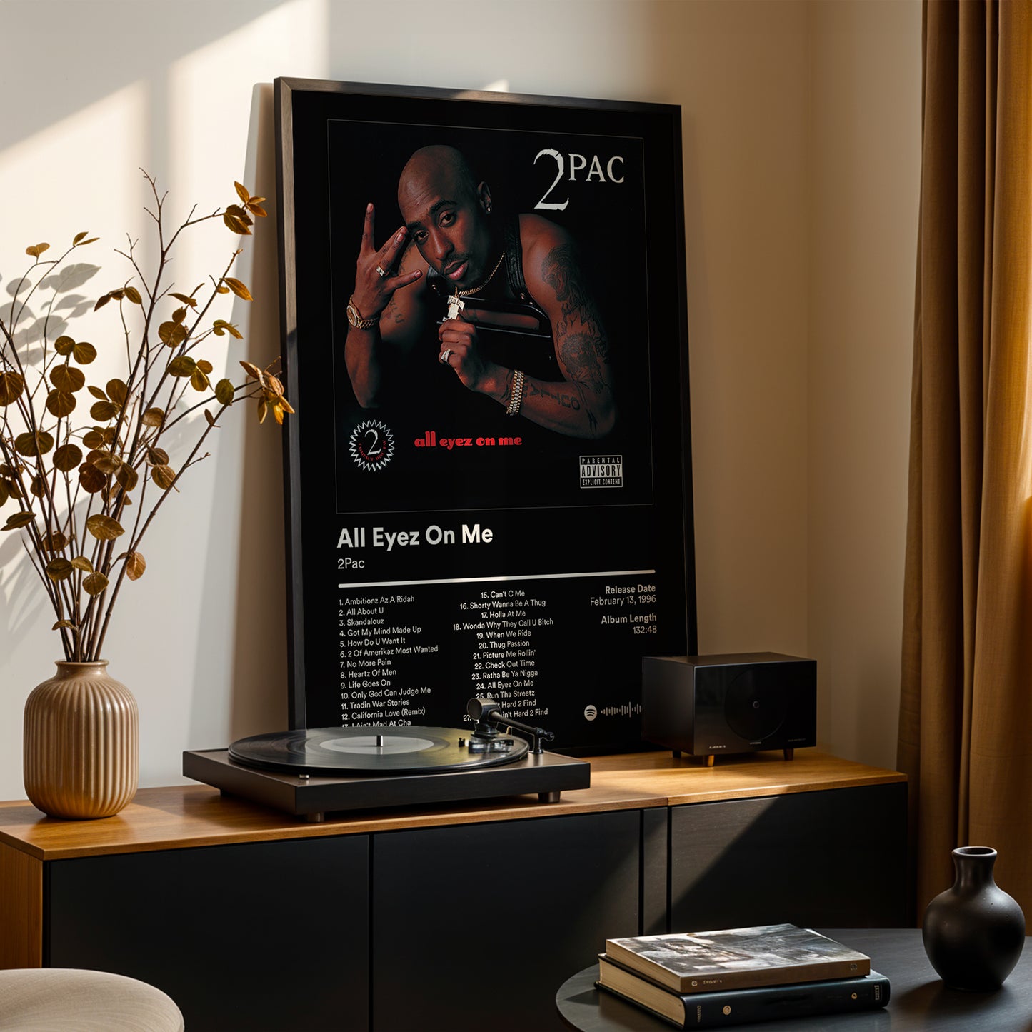 2Pac 'All Eyez On Me' Album Poster