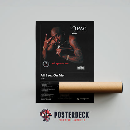 2Pac 'All Eyez On Me' Album Poster