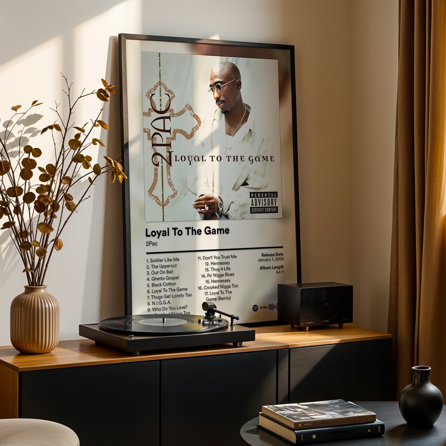 2Pac 'Loyal To The Game' Album Poster