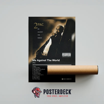 2Pac 'Me Against The World' Album Poster