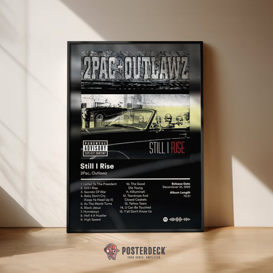 2Pac 'Still I Rise' Album Poster