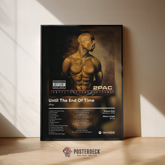 2Pac 'Until The End Of Time' Album Poster