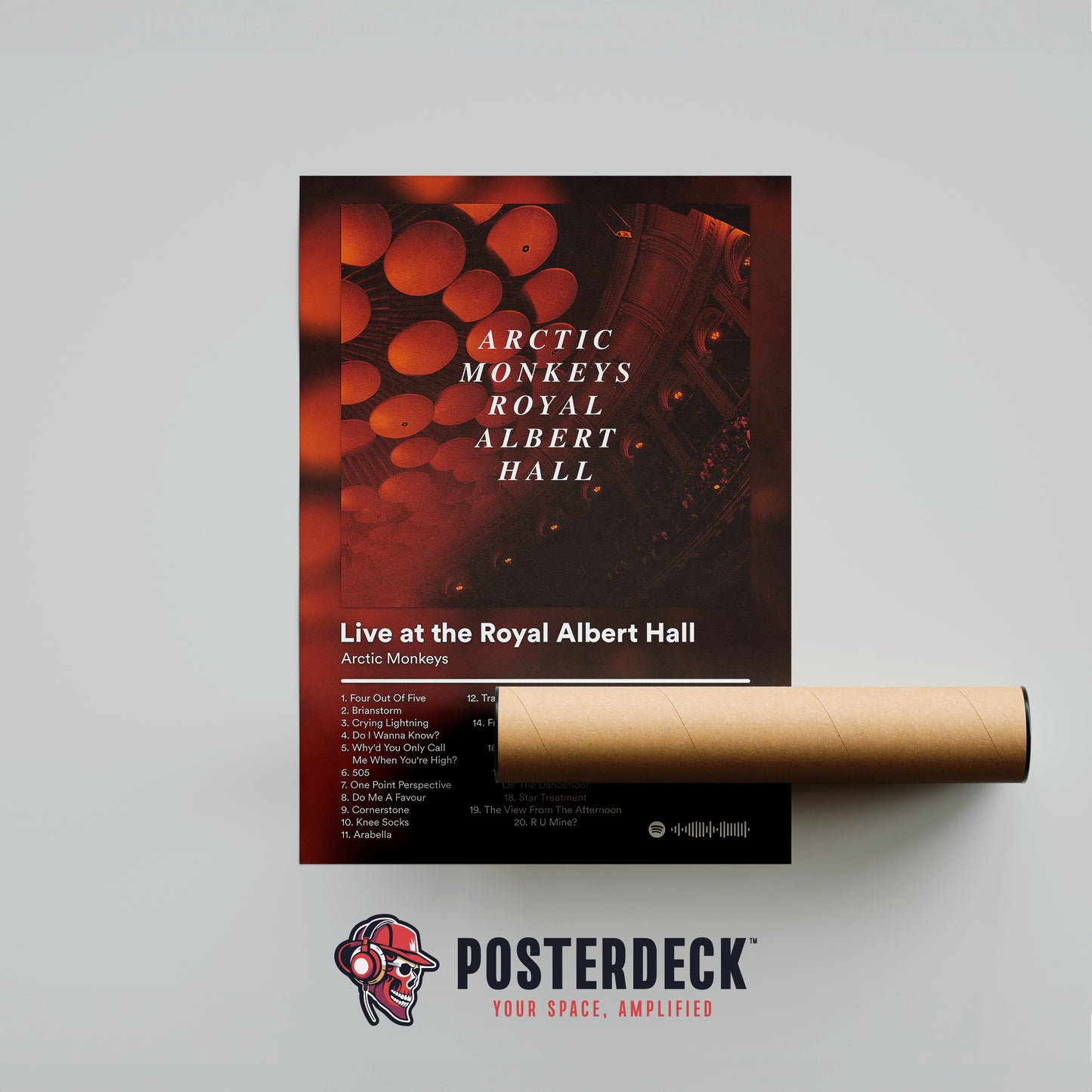 Arctic Monkeys 'Live At The Royal Albert Hall' Album Poster