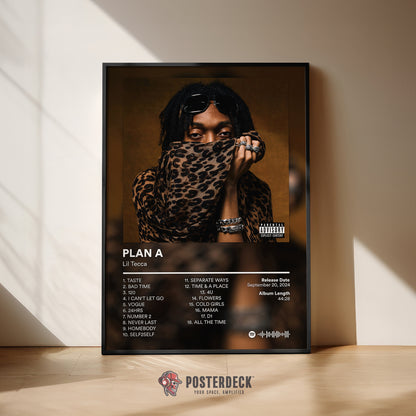 Lil Tecca 'Plan A' Album Poster