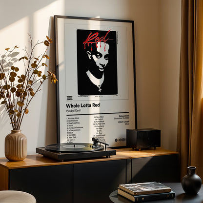 Playboi Carti 'Whole Lotta Red' Album Poster