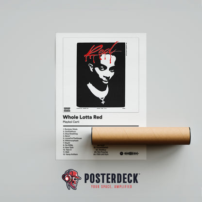 Playboi Carti 'Whole Lotta Red' Album Poster