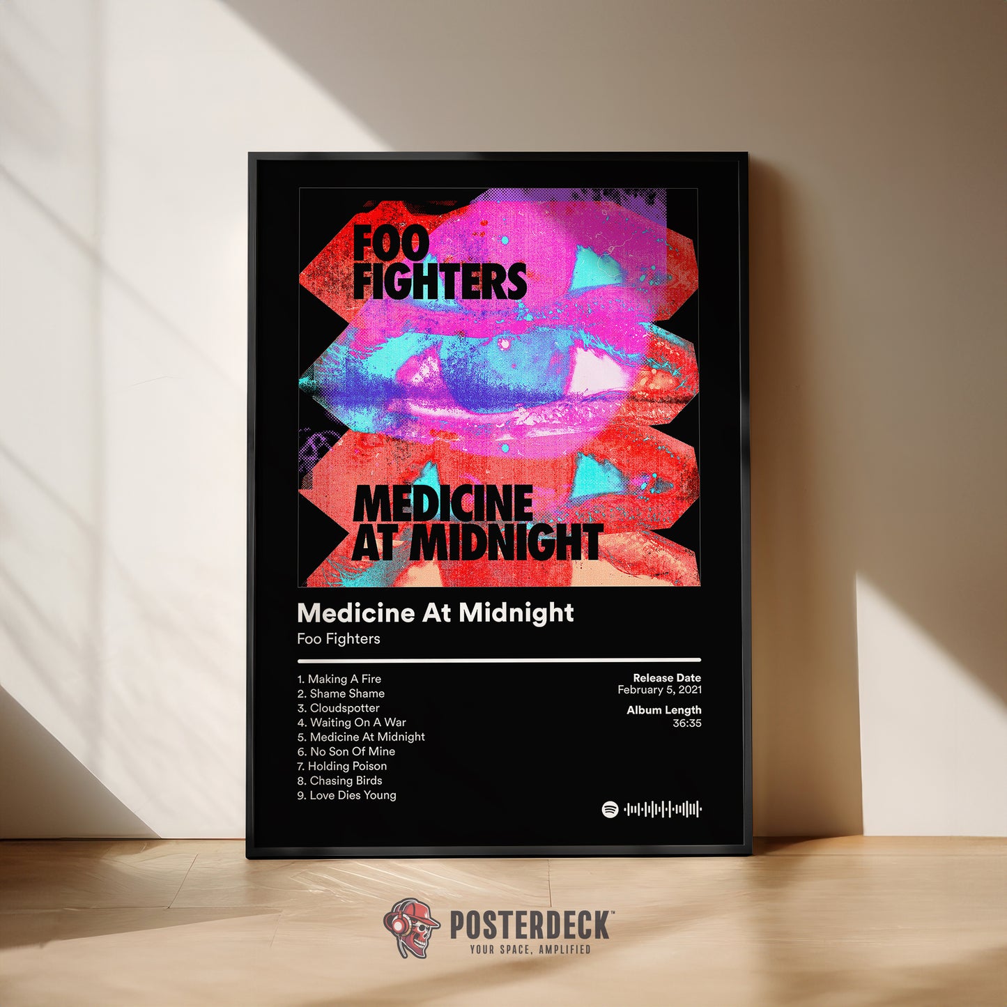 Foo Fighters 'Medicine At Midnight' Album Poster