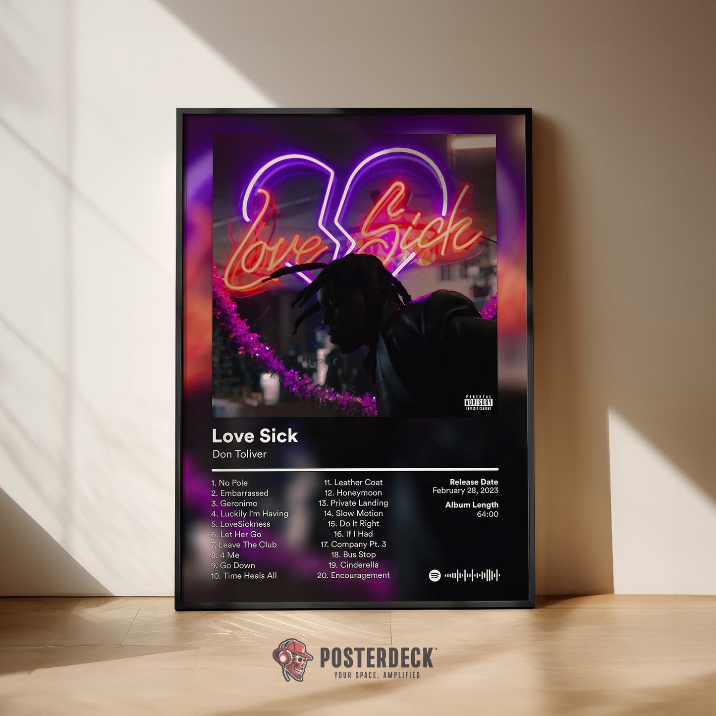 Don Toliver 'Love Sick' Album Poster