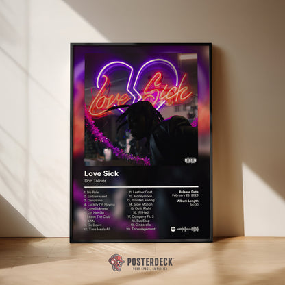 Don Toliver 'Love Sick' Album Poster