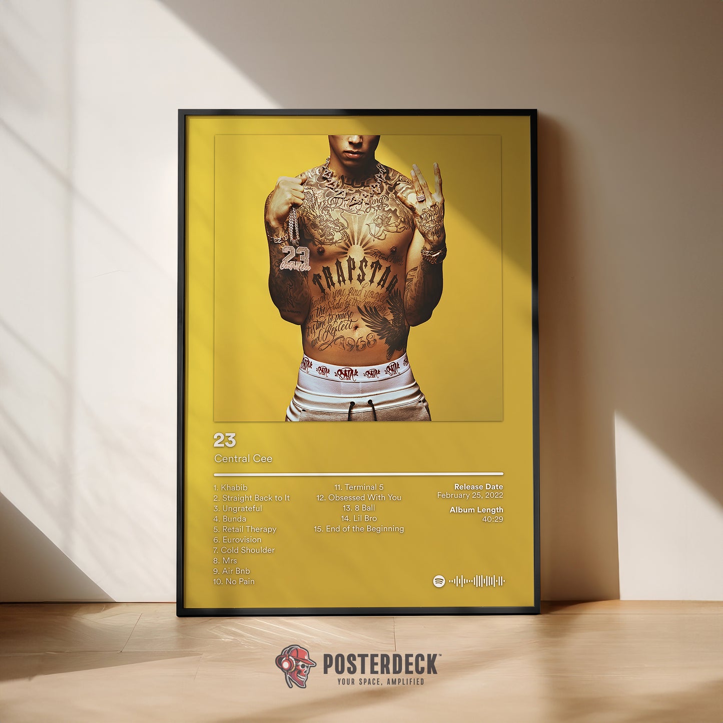 Central Cee '23' Album Poster