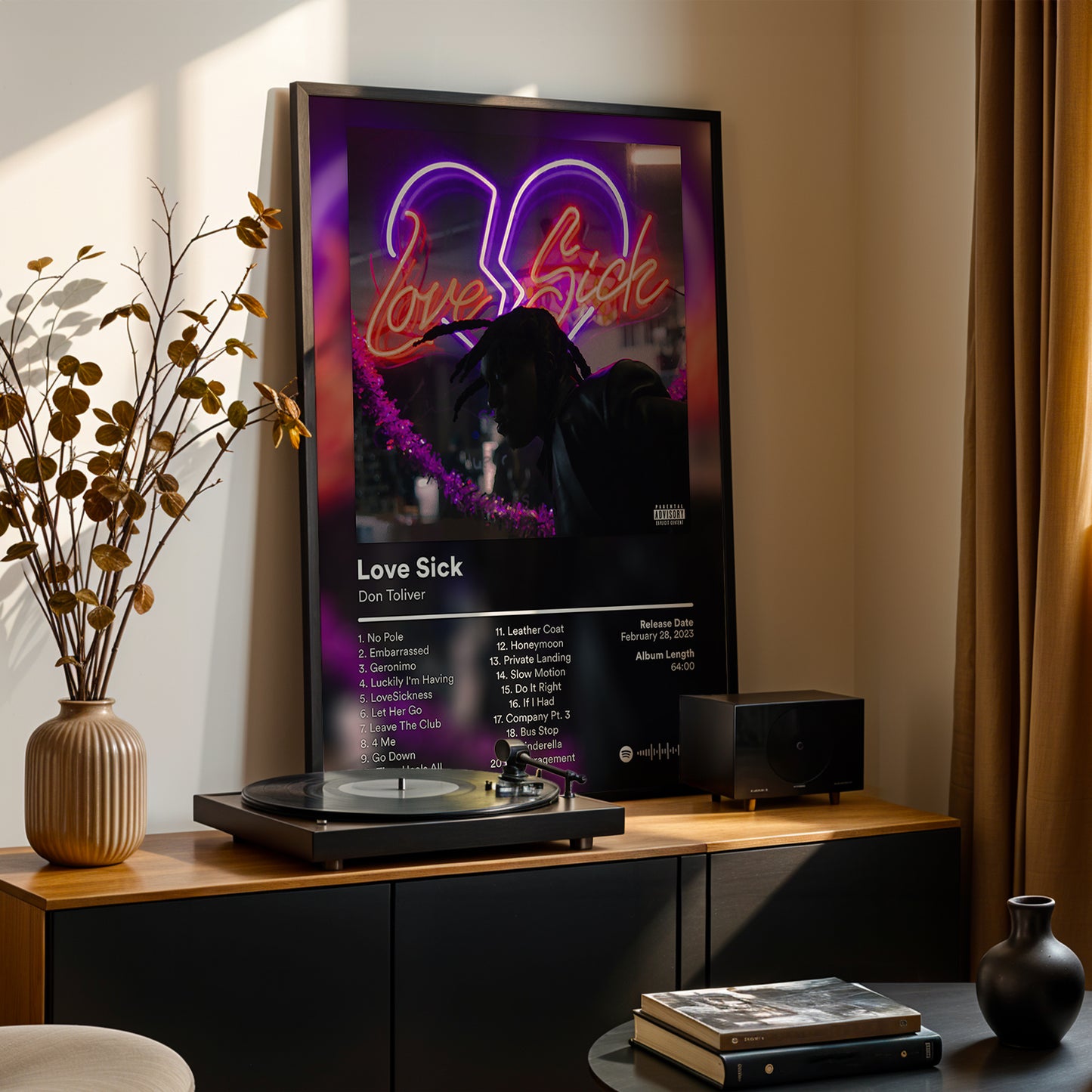 Don Toliver 'Love Sick' Album Poster