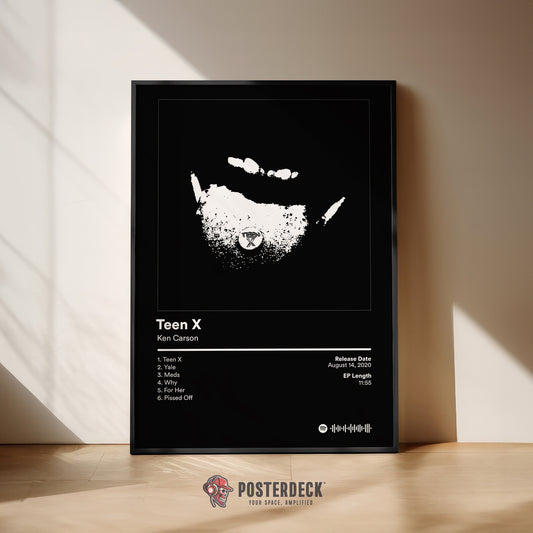 Ken Carson 'Teen X' (2020 EP) Album Poster