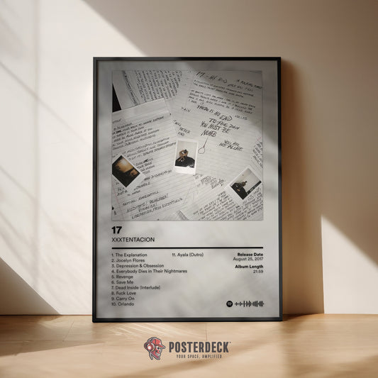 XXXTENTACION '17' Album Poster