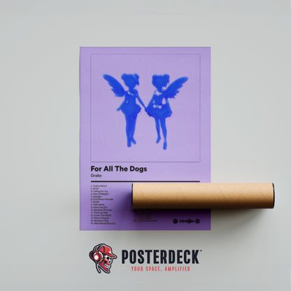 Drake 'For All The Dogs' (Pink Cover) Album Poster