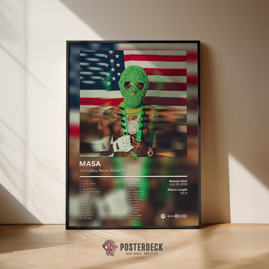 YoungBoy Never Broke Again 'MASA' Album Poster