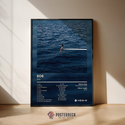 SZA 'SOS' Album Poster