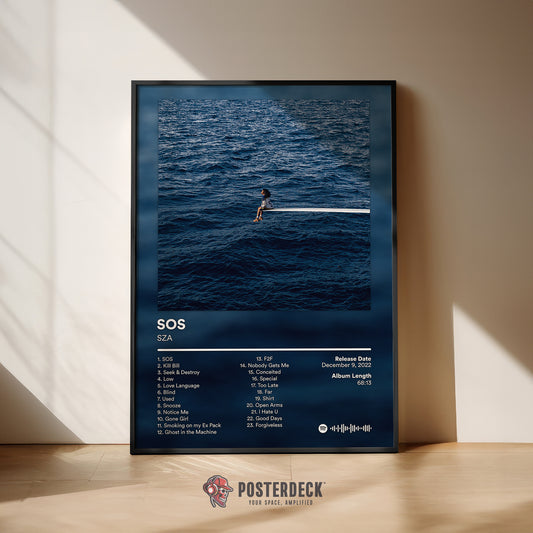 SZA 'SOS' Album Poster