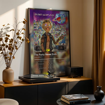 Juice WRLD 'The Party Never Ends' Album Poster