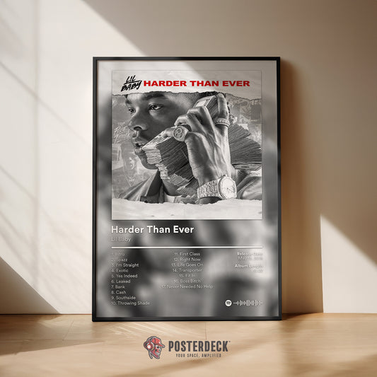 Lil Baby 'Harder Than Ever' Album Poster