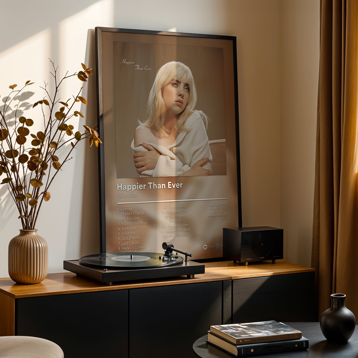 Billie Eilish 'Happier Than Ever' Album Poster