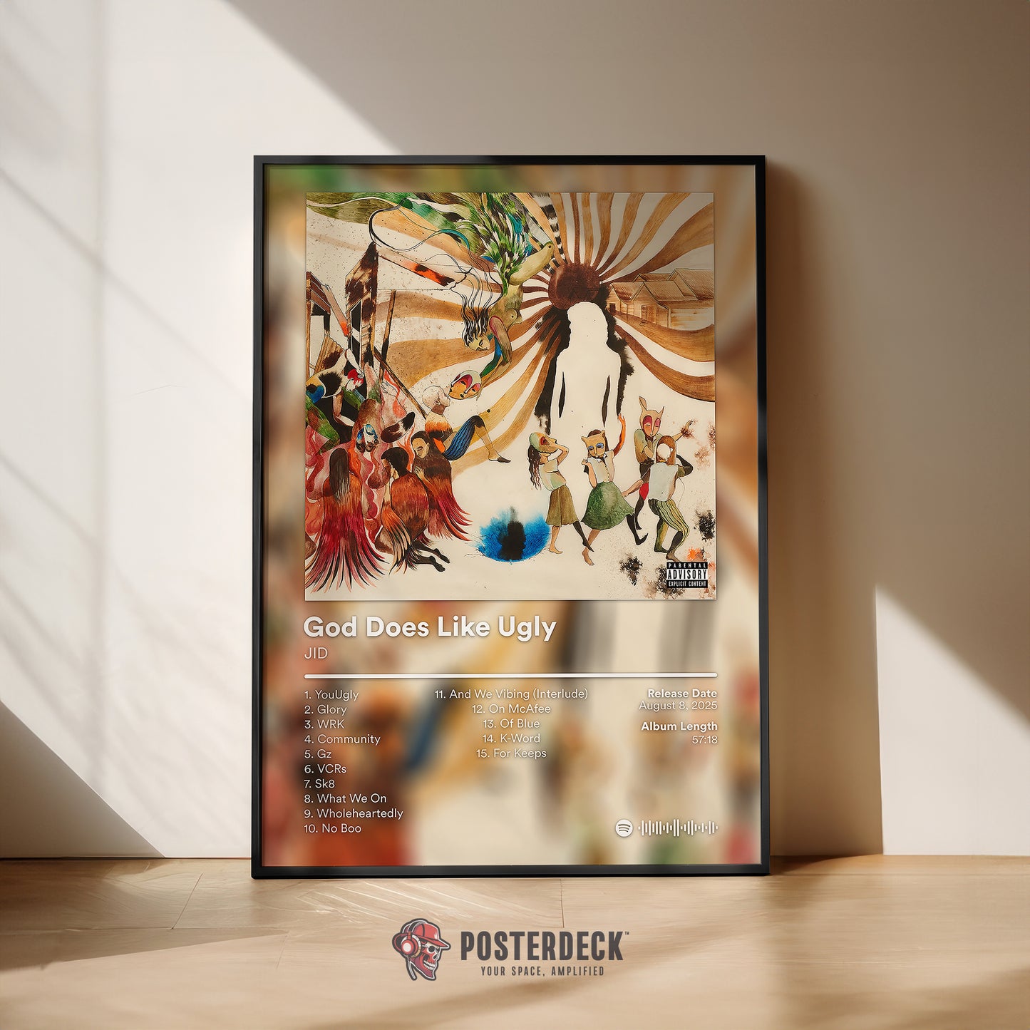 JID 'God Does Like Ugly' Album Poster