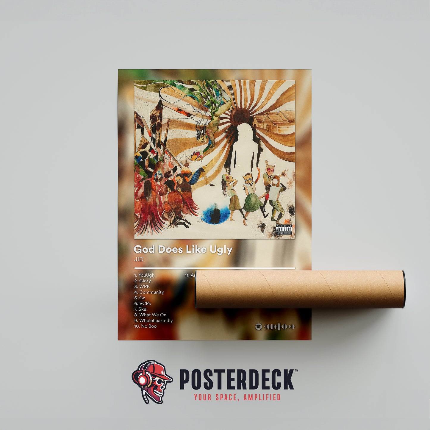 JID 'God Does Like Ugly' Album Poster