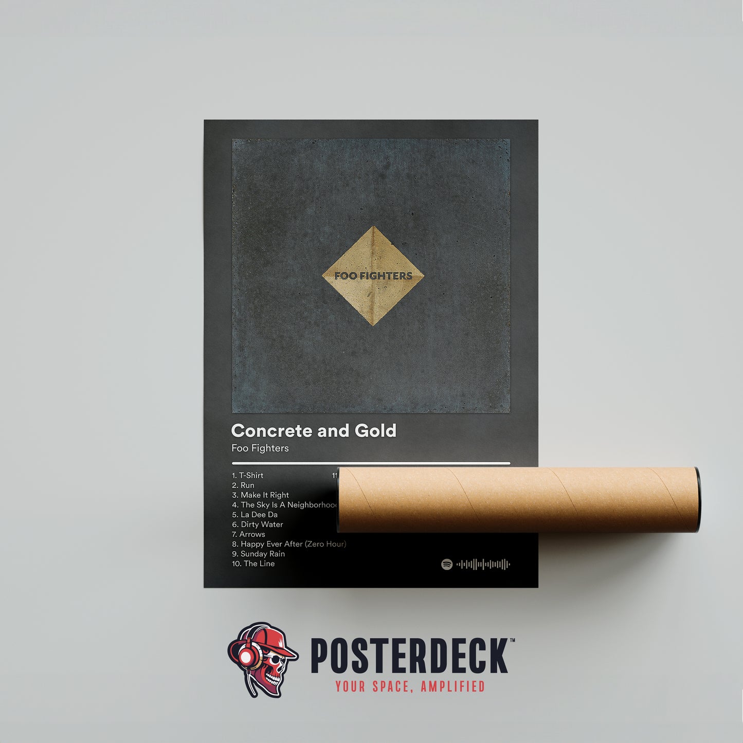 Foo Fighters 'Concrete And Gold' Album Poster