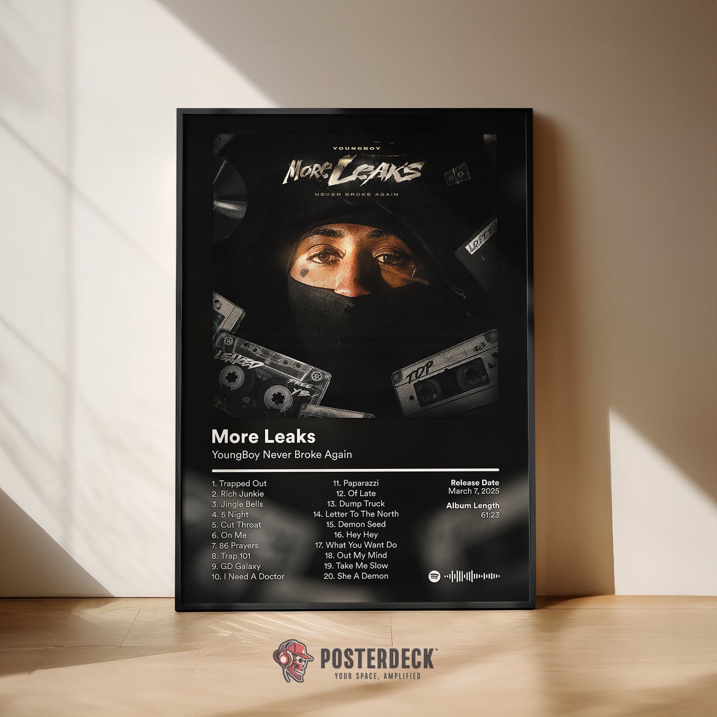 YoungBoy Never Broke Again 'More Leaks' Album Poster