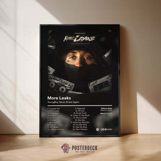 YoungBoy Never Broke Again 'More Leaks' Album Poster