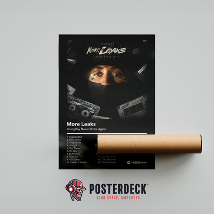 YoungBoy Never Broke Again 'More Leaks' Album Poster