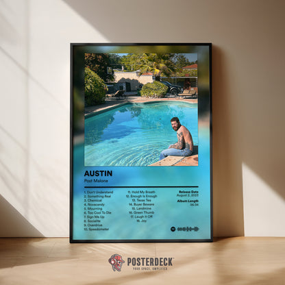 Post Malone 'Austin' Album Poster