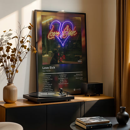 Don Toliver 'Love Sick' Clean Album Poster