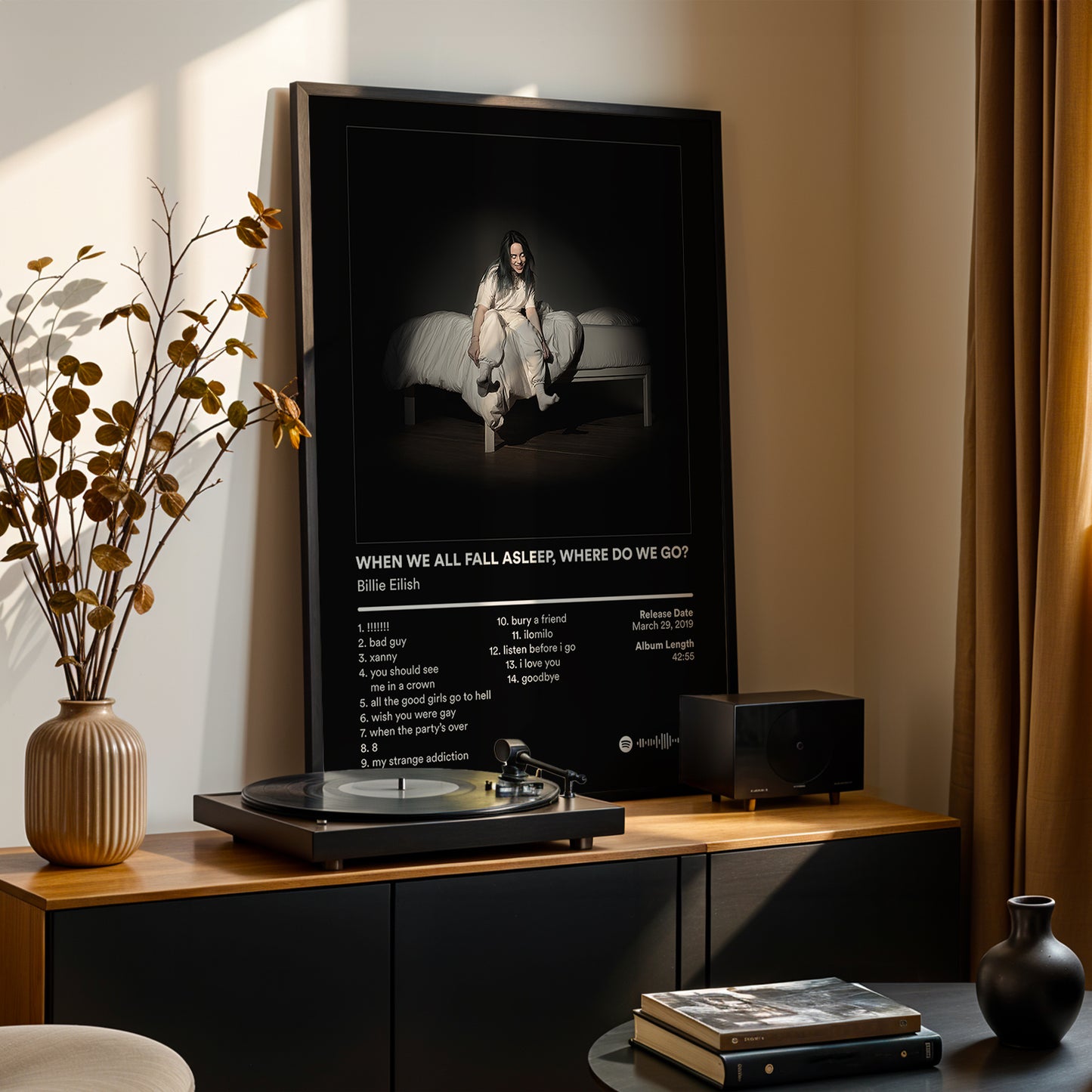 Billie Eilish 'When We All Fall Asleep Where Do We Go' Album Poster