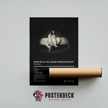 Billie Eilish 'When We All Fall Asleep Where Do We Go' Album Poster