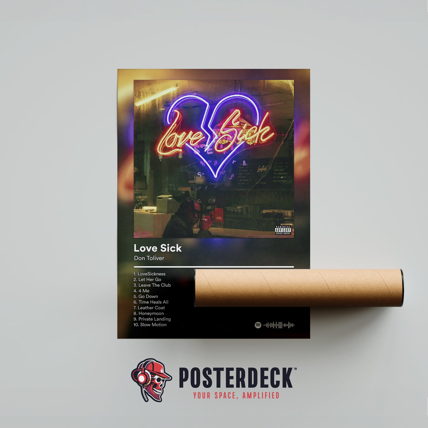 Don Toliver 'Love Sick' Clean Album Poster