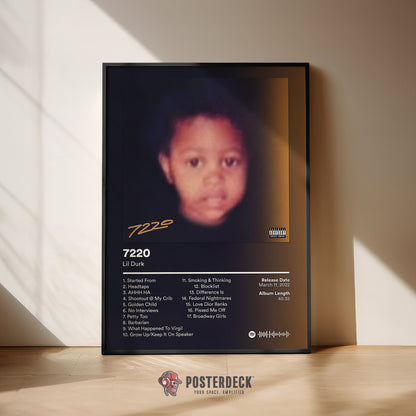 Lil Durk '7220' Album Poster