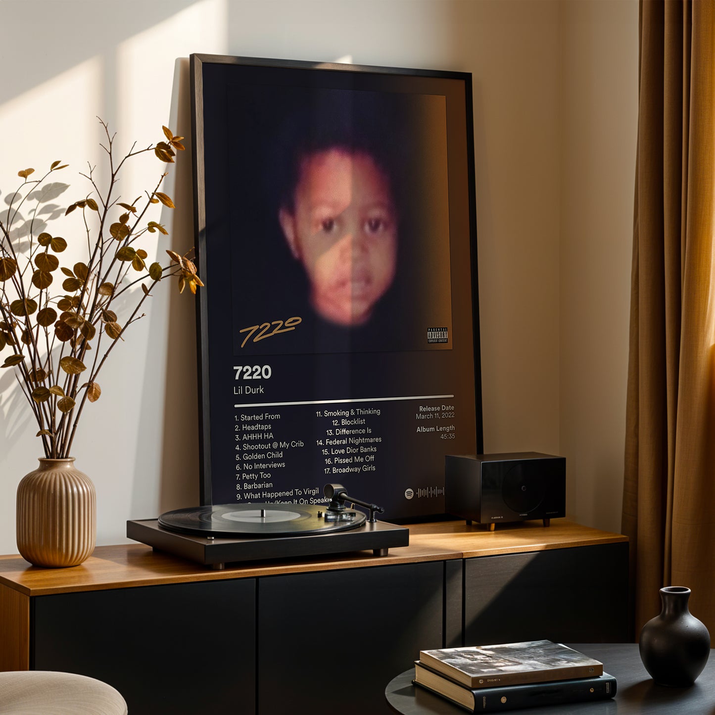 Lil Durk '7220' Album Poster