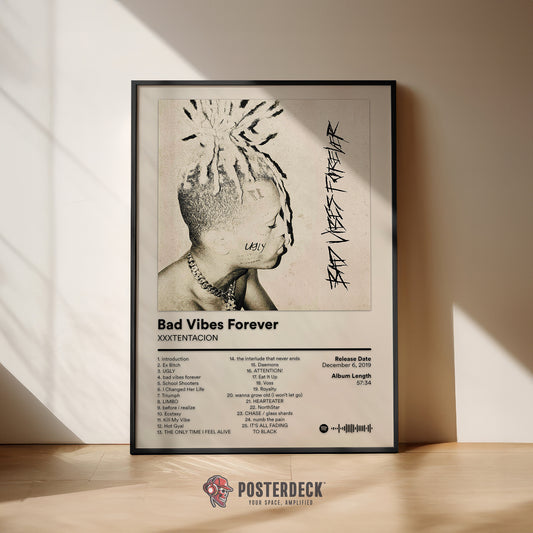XXXTENTACION 'Bad Vibes Forever' Album Poster