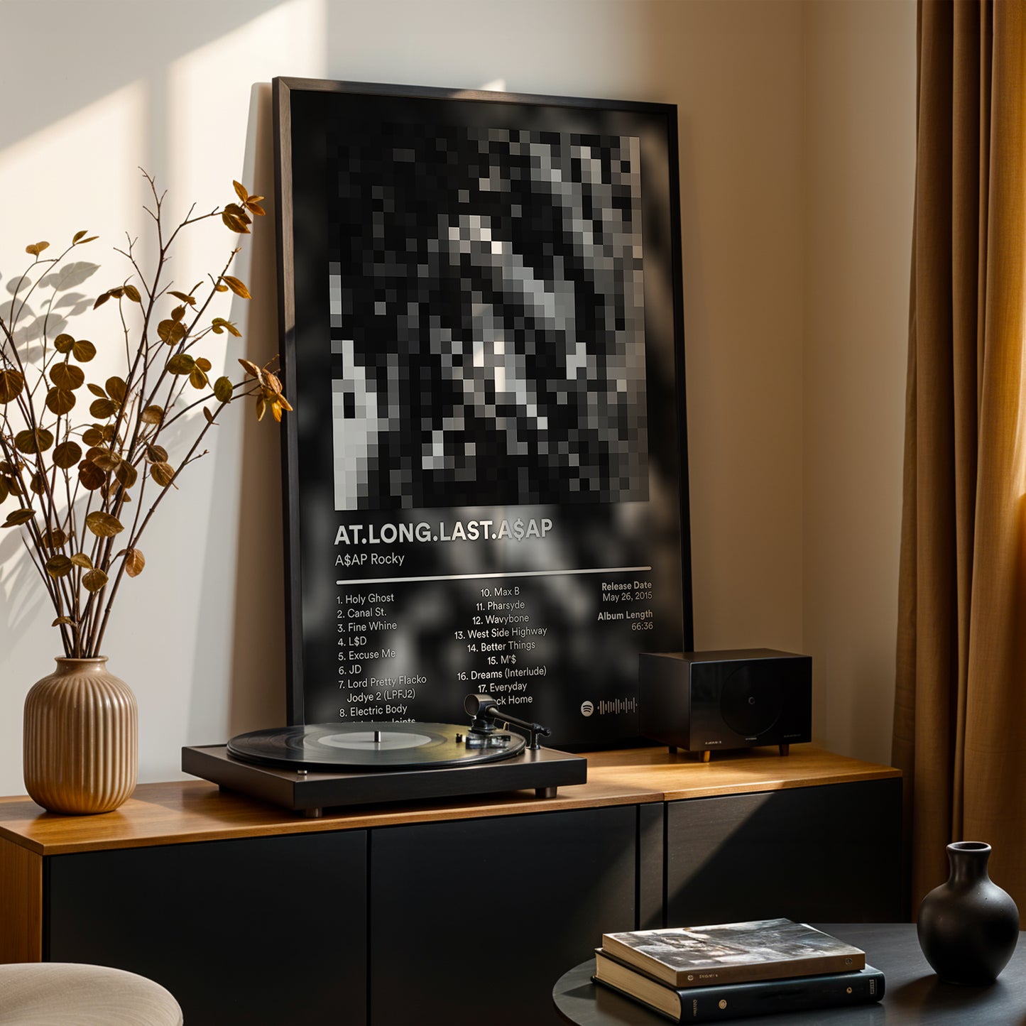 ASAP Rocky 'AT.LONG.LAST.A$AP' Album Poster