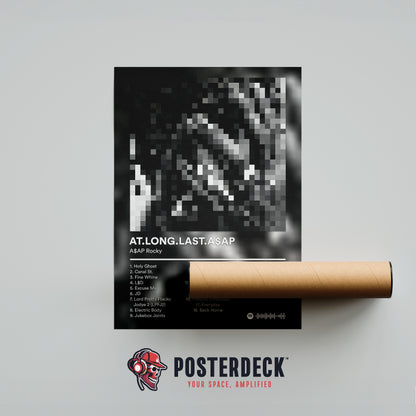 ASAP Rocky 'AT.LONG.LAST.A$AP' Album Poster