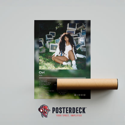 SZA 'Ctrl' (Deluxe Edition) Album Poster